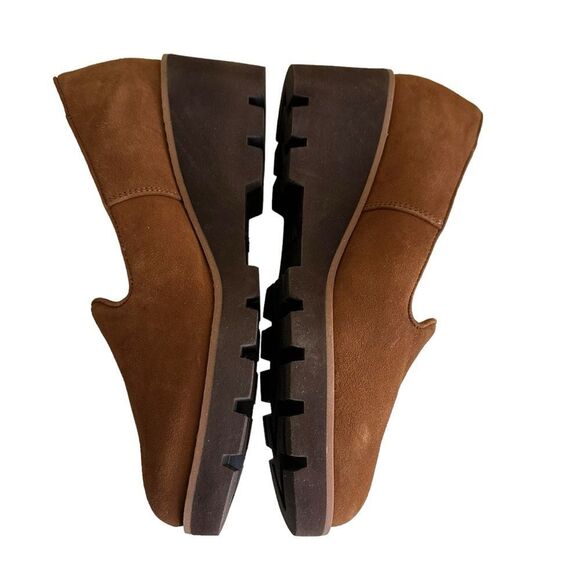 Vionic Willa Wedge Brown Suede Shoes Size 6 - Picture 9 of 13